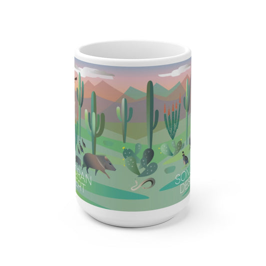 SONORAN DESERT 11 OZ OR 15 OZ CERAMIC MUG