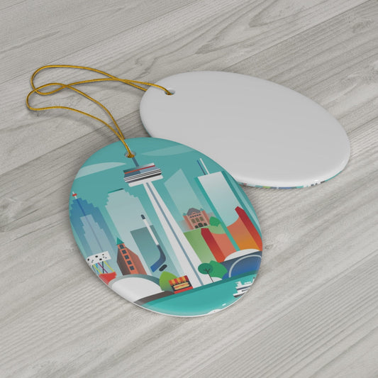 Toronto Ceramic Ornament