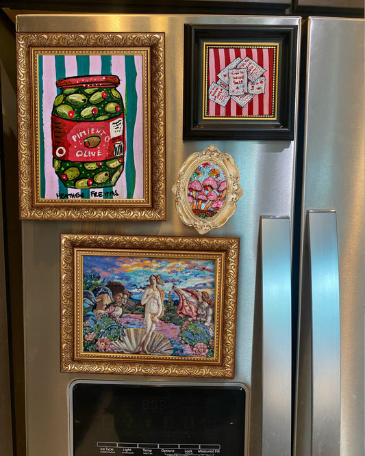 Cotton Candy Caps Framed Magnet ( Small )