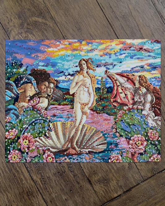 Desert Birth Of Venus Print