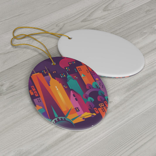 New York City Ceramic Ornament