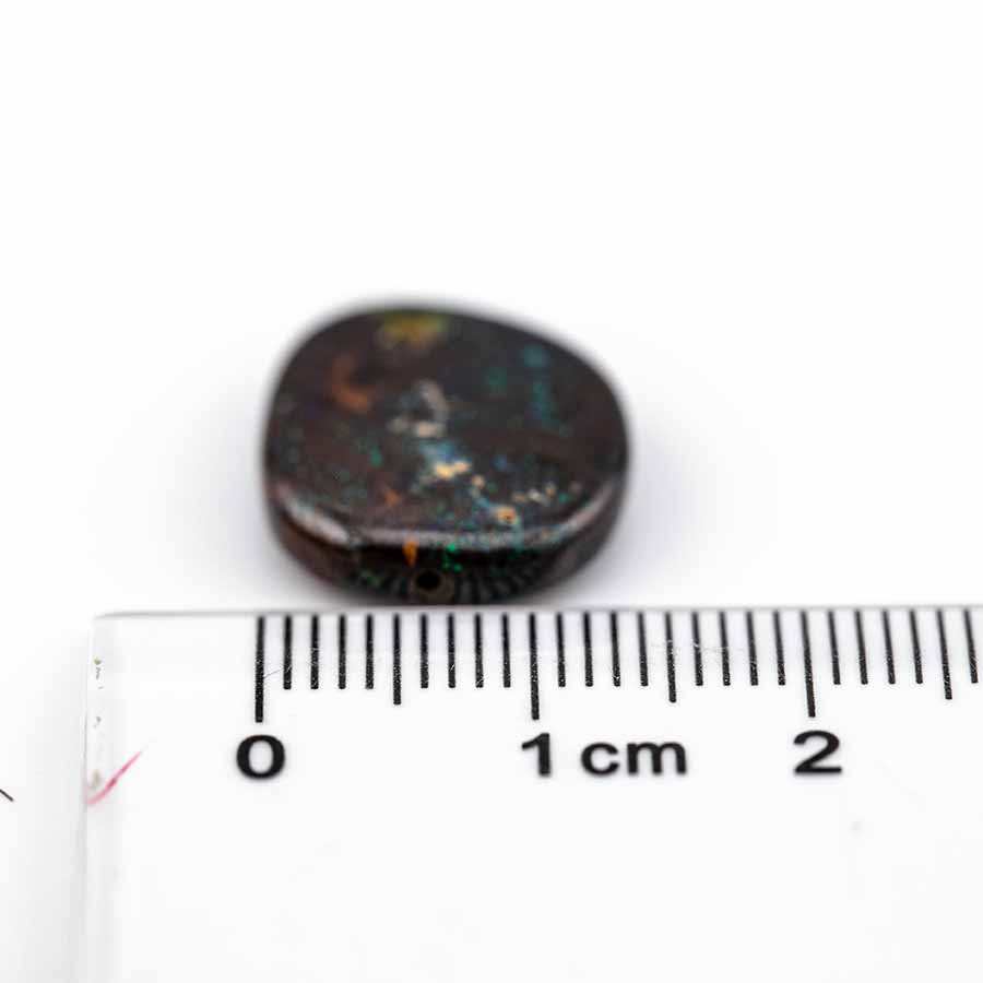 Natural Australian Boulder Opal Loose Gemstone Green Blue Yellow 8.74ct