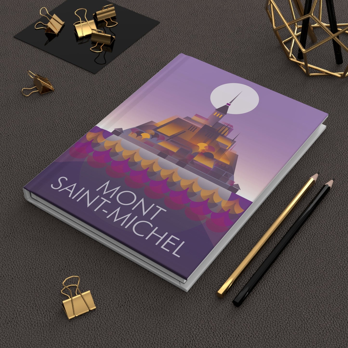 Mont Saint-Michel Hardcover Journal