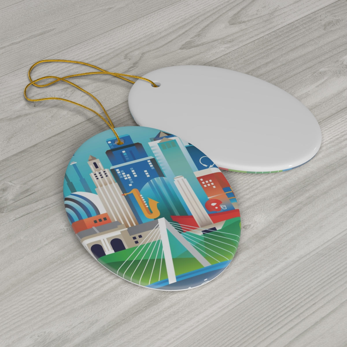 Kansas City Ceramic Ornament