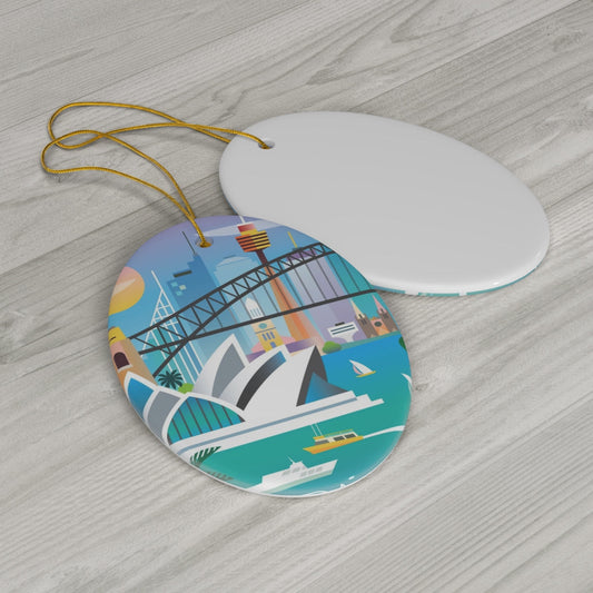 Sydney Ceramic Ornament