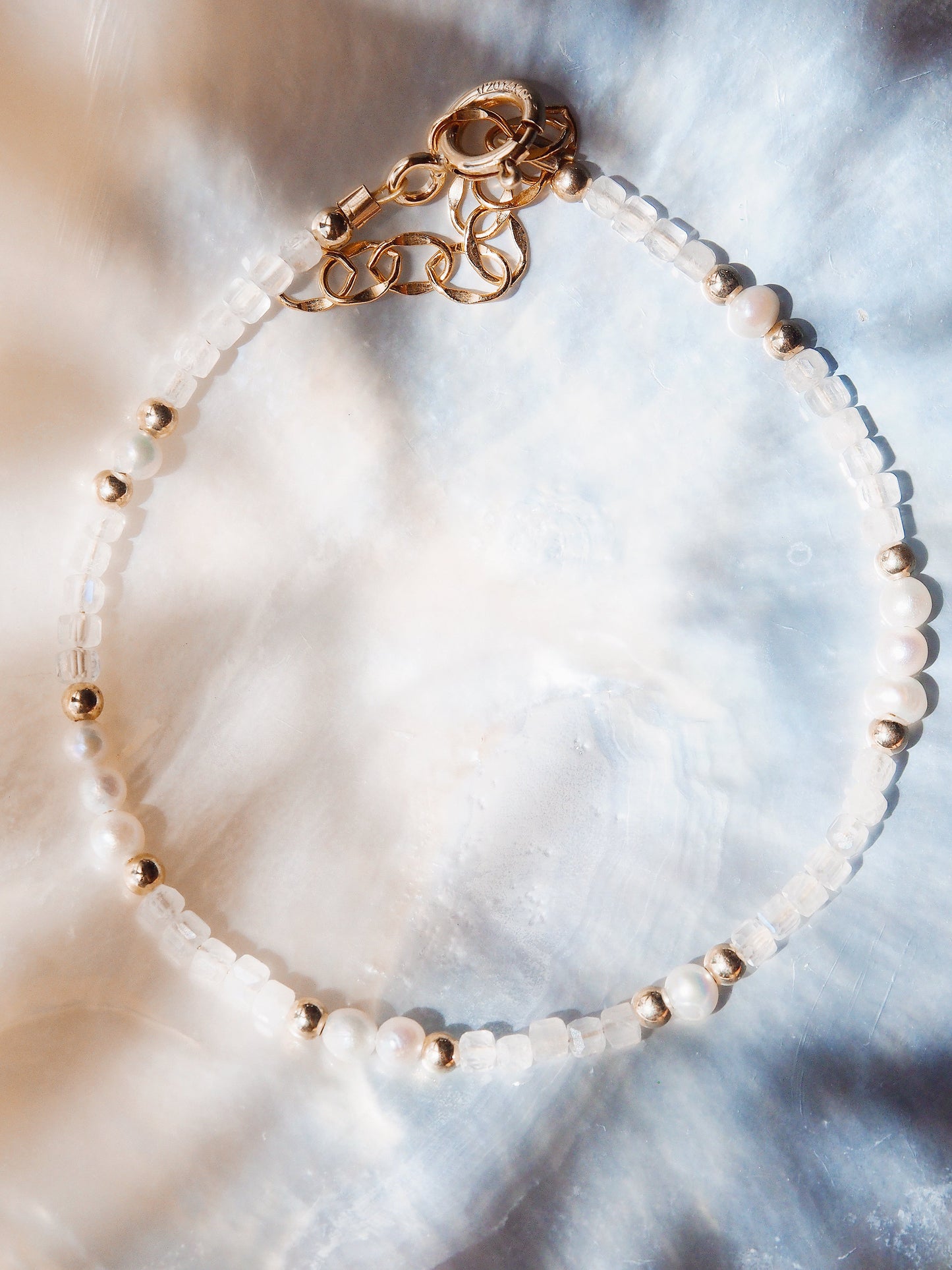Gemstone and Pearl Bracelet - Ke'ala