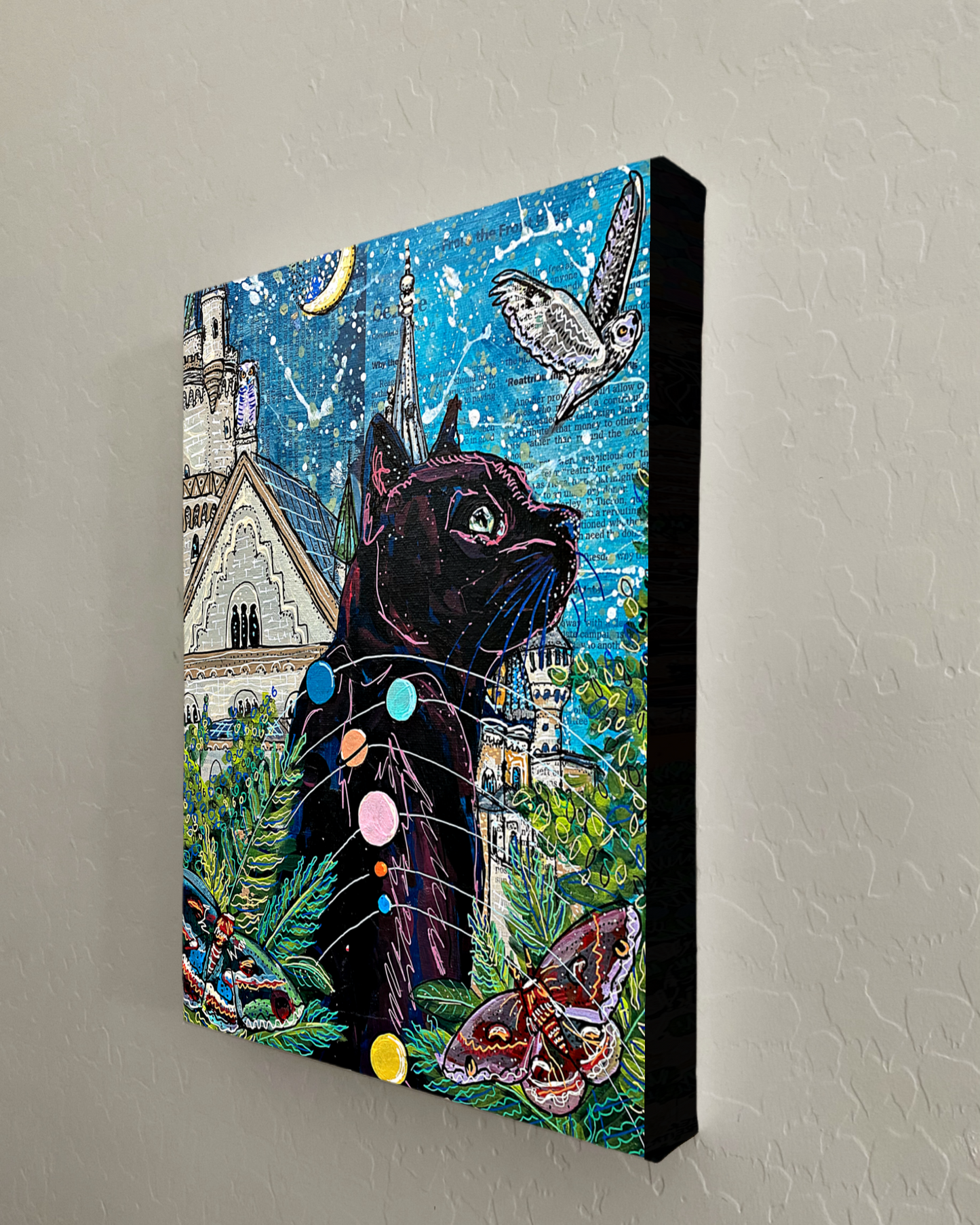 Jupiter Castle Cat Print