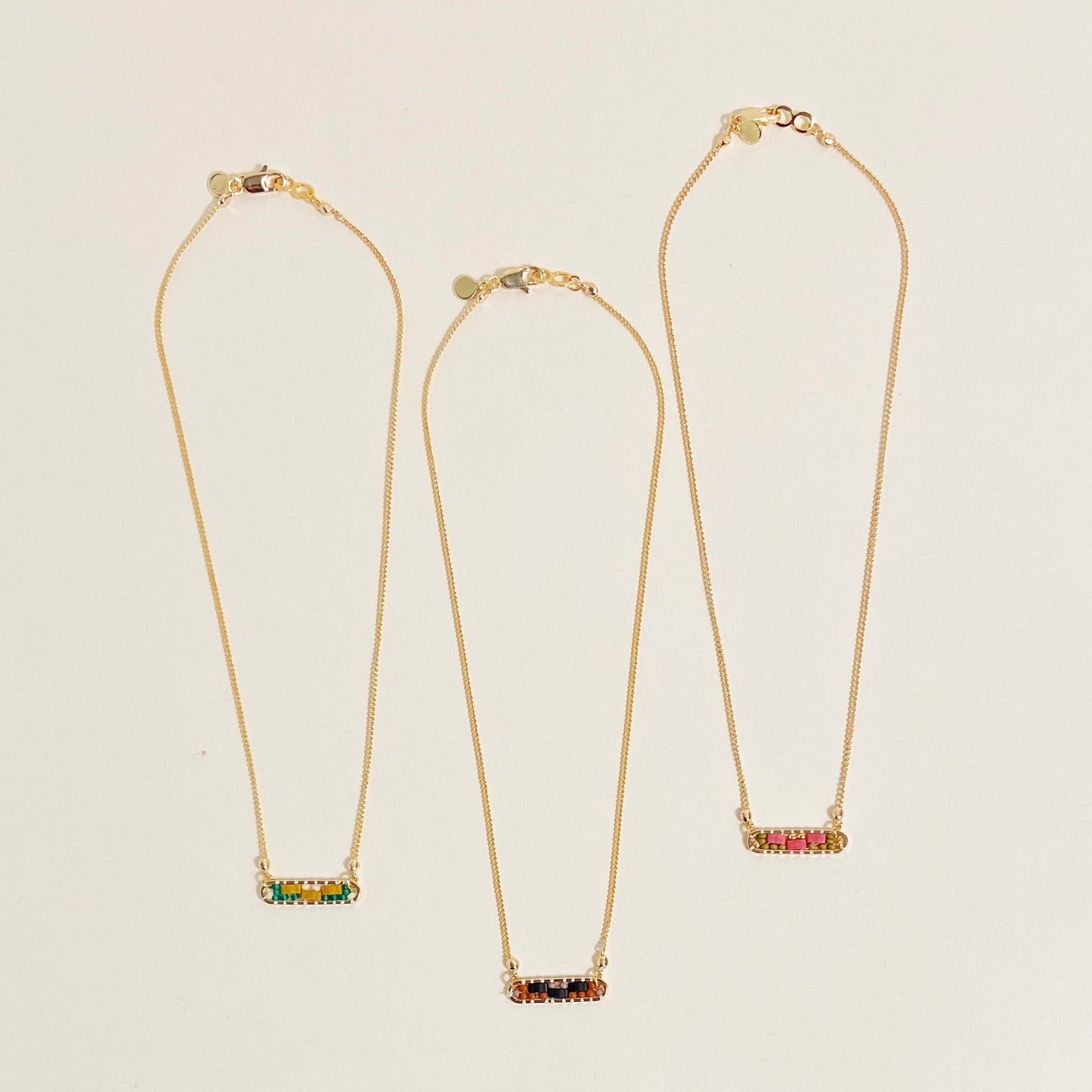 Abstract Necklace in Orchid