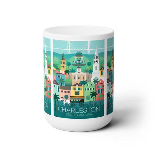 Charleston Ceramic Mug 11oz or 15oz