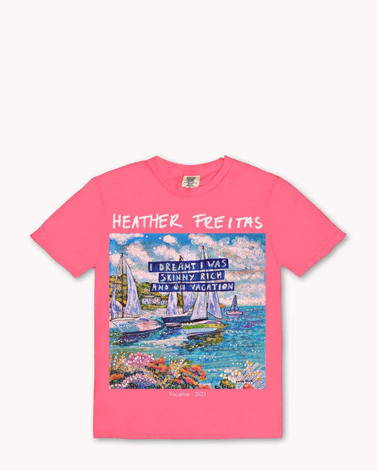 Skinny, Rich & On Vacation Comfort Colors Tee 1717