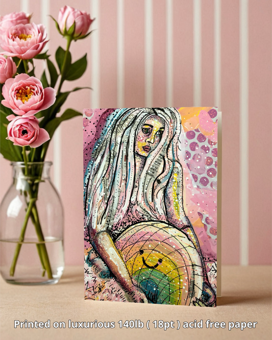 Rainbow Pillow - Greeting Card / Fine Art Print