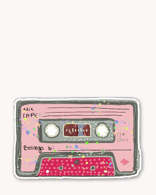 Pink Mixtape Sticker
