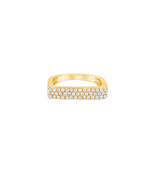 Diamond Square Ring