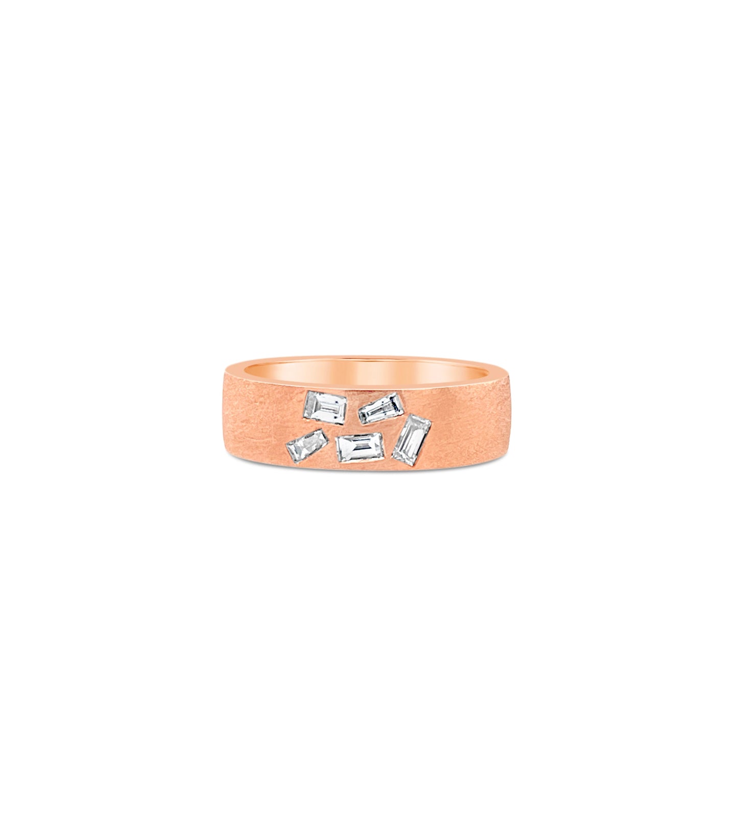 Diamond Baguette Cluster Celestial  Cigar Band
