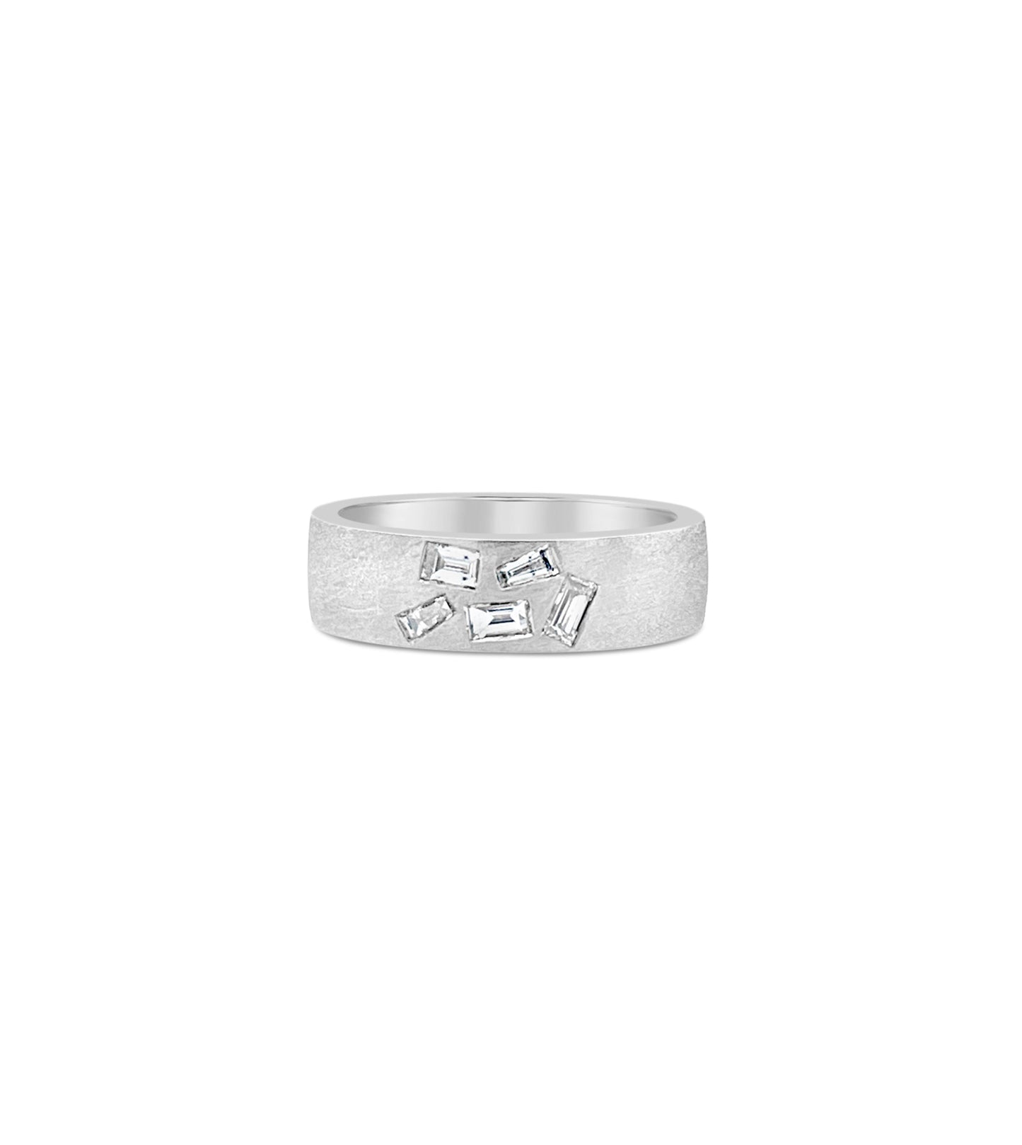 Diamond Baguette Cluster Celestial  Cigar Band