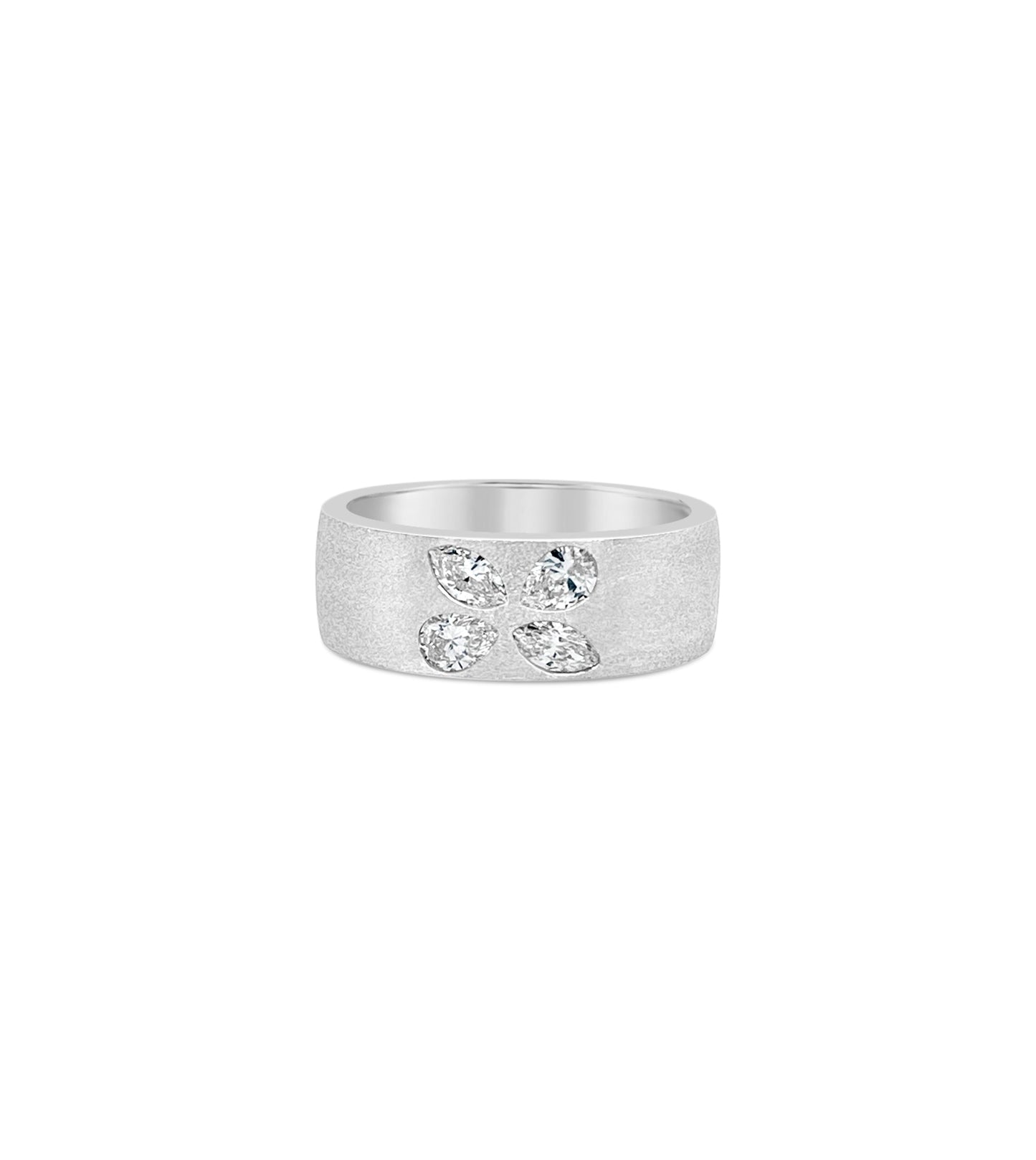 Diamond Pear and Marquise Celestial Cigar Band