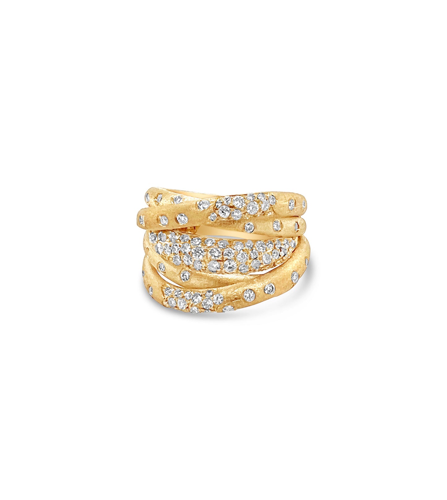 Diamond Celestial Crossover Ring