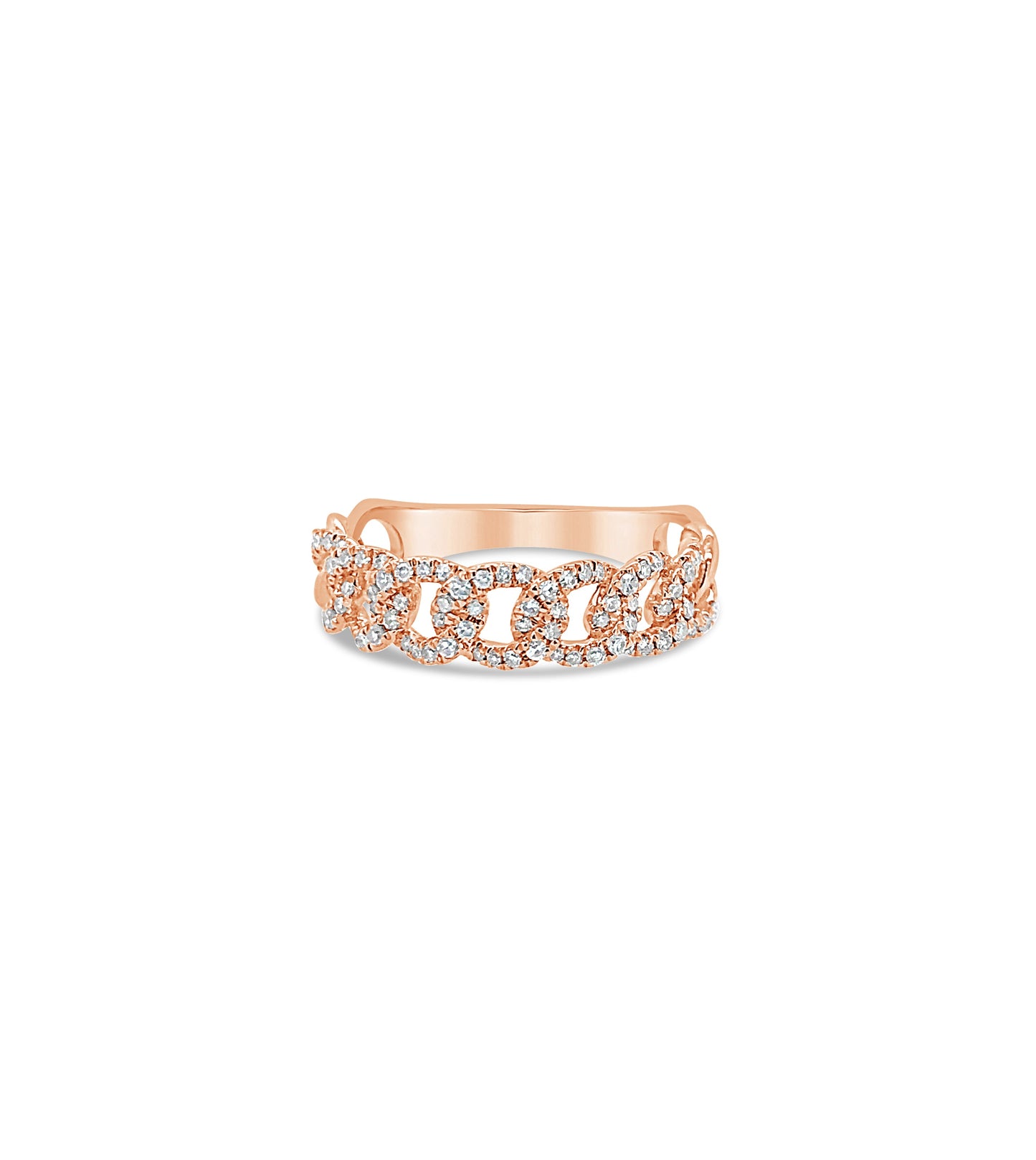 Diamond Cuban Link Ring