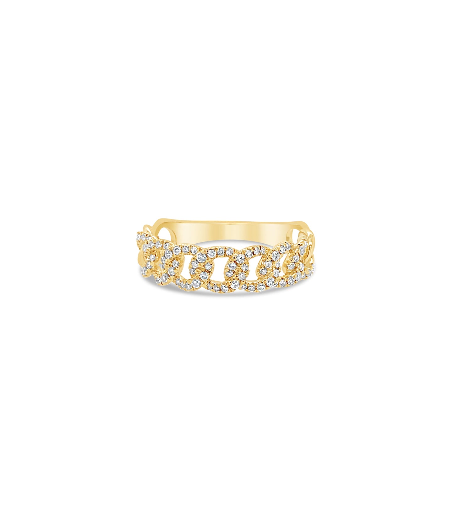 Diamond Cuban Link Ring