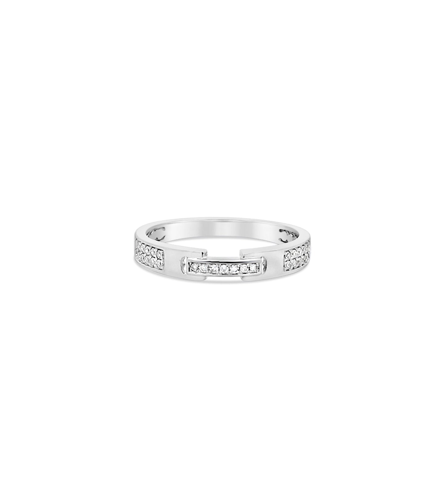 Diamond Buckle Ring