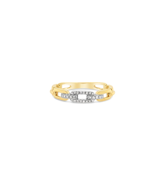 Diamond Link Ring