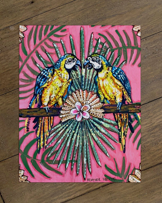 Parrot Paradise Print