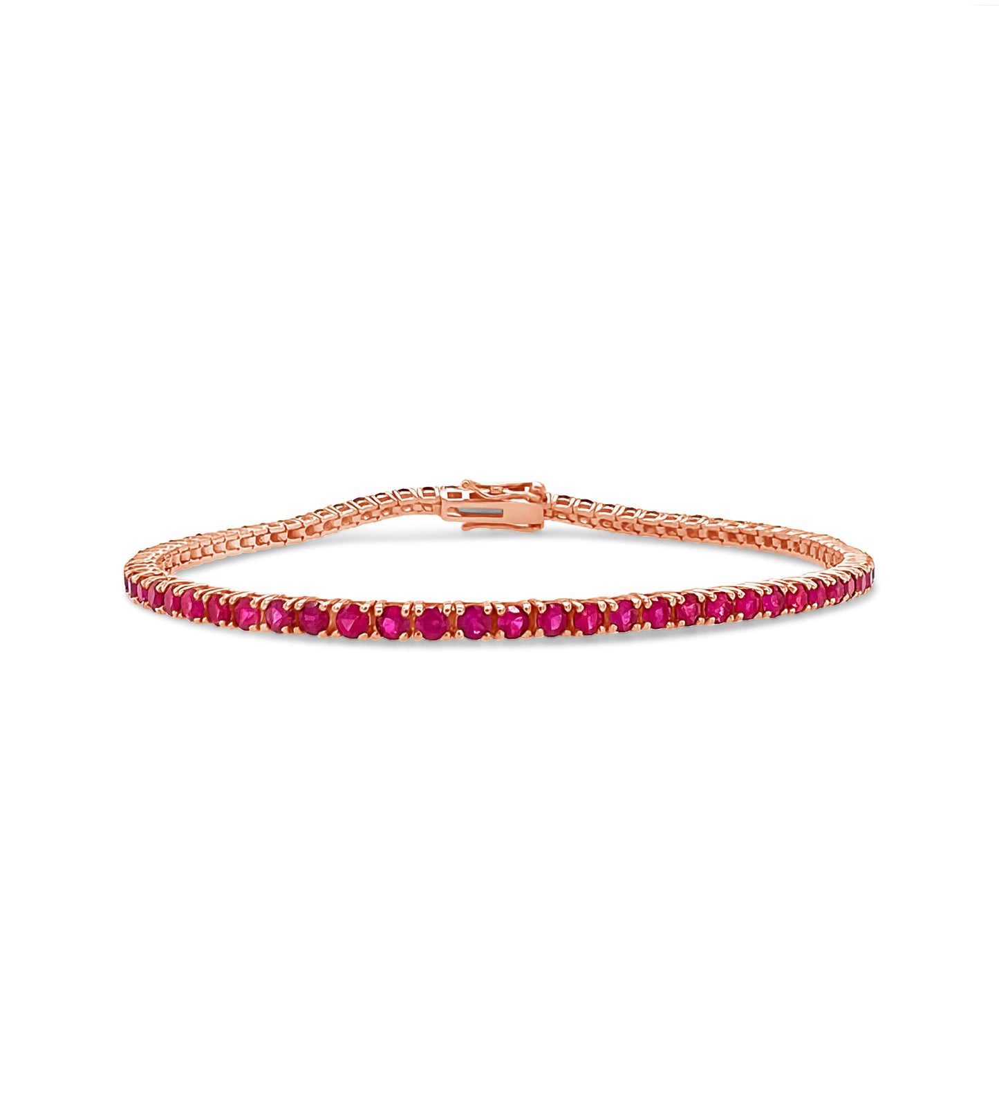 Ruby Tennis Bracelet