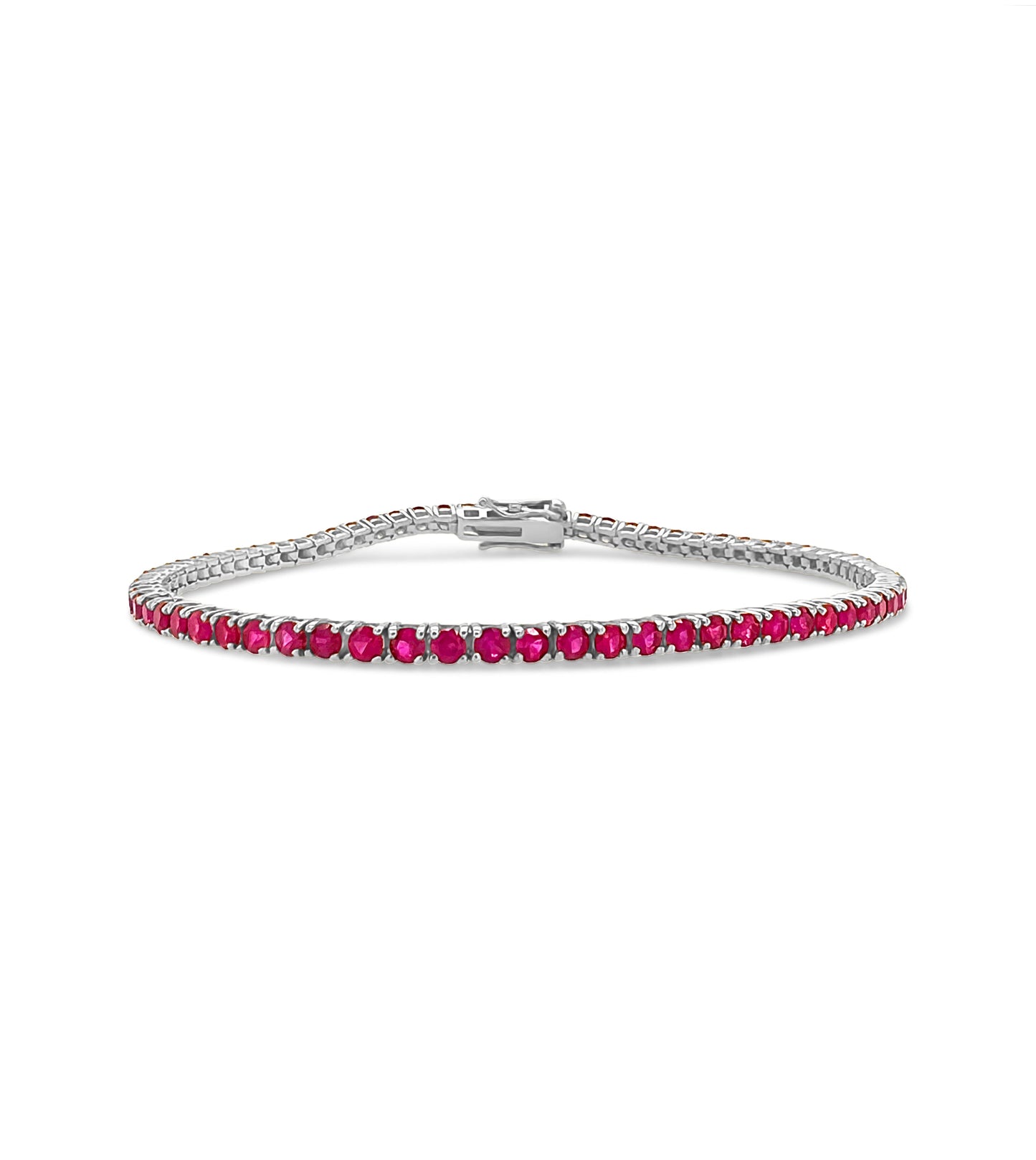 Ruby Tennis Bracelet