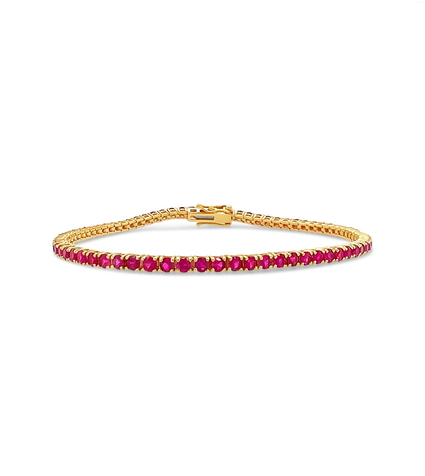 Ruby Tennis Bracelet