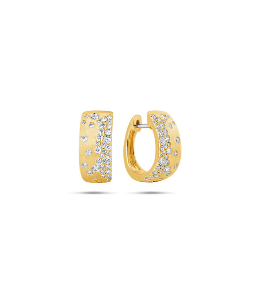 Diamond Celestial Hoop Earring