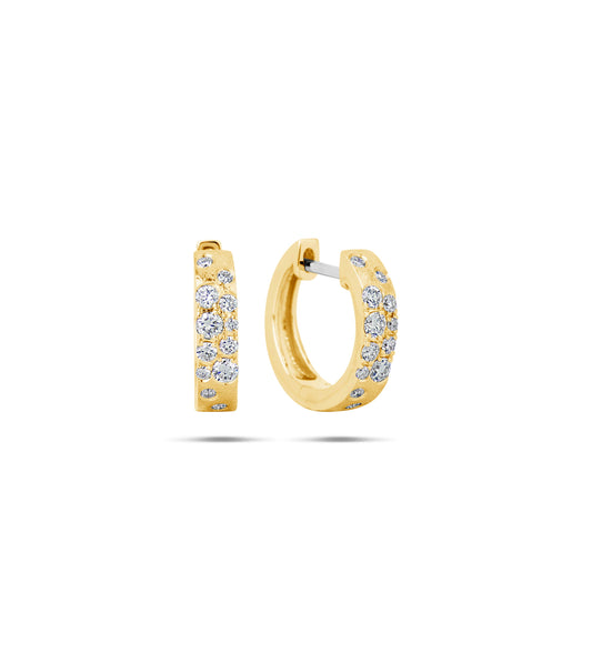 Diamond Celestial Huggie Earring