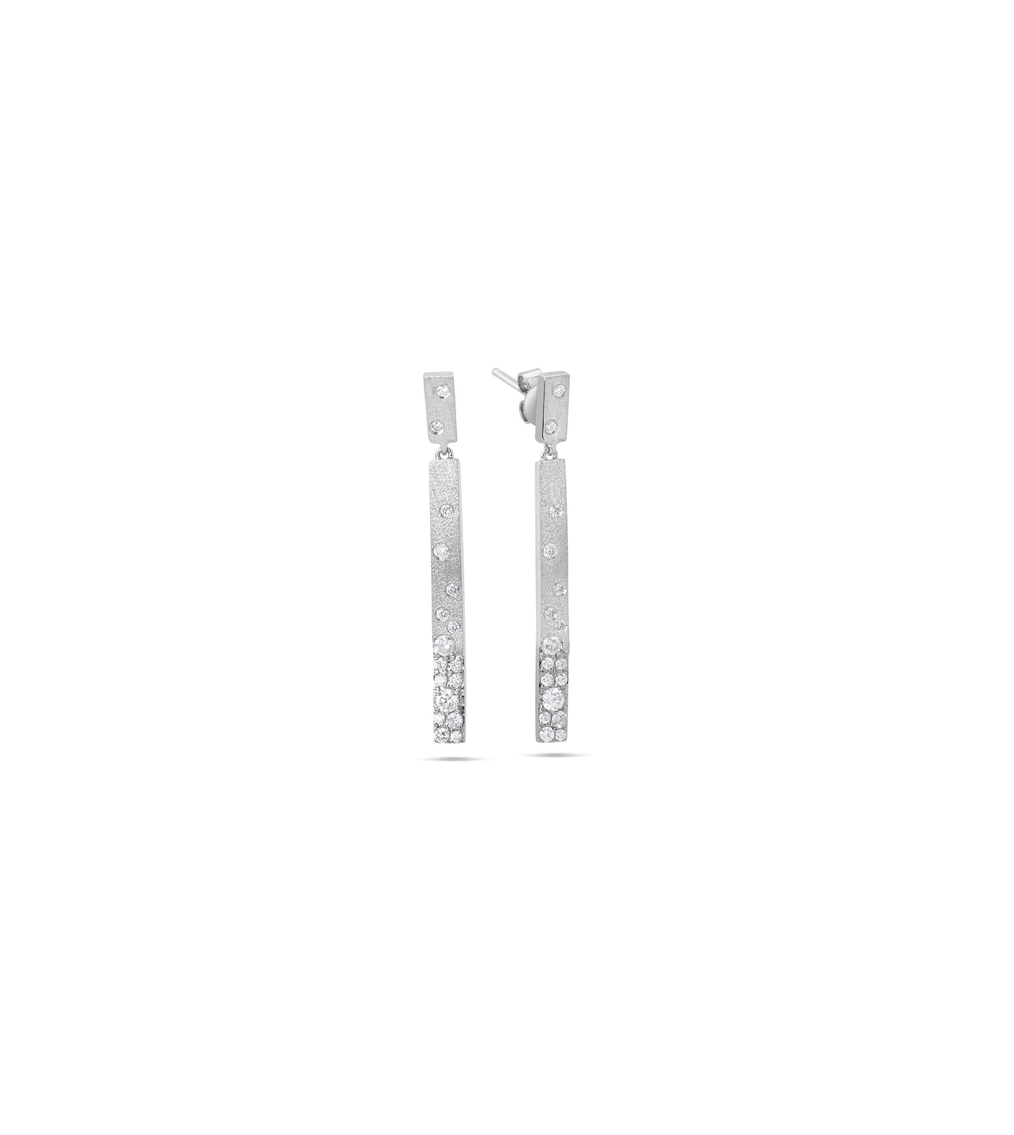 Diamond Celestial Bar Earring