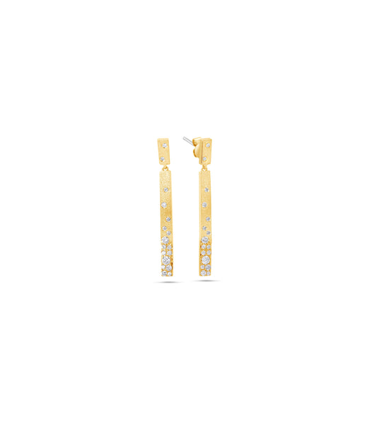 Diamond Celestial Bar Earring