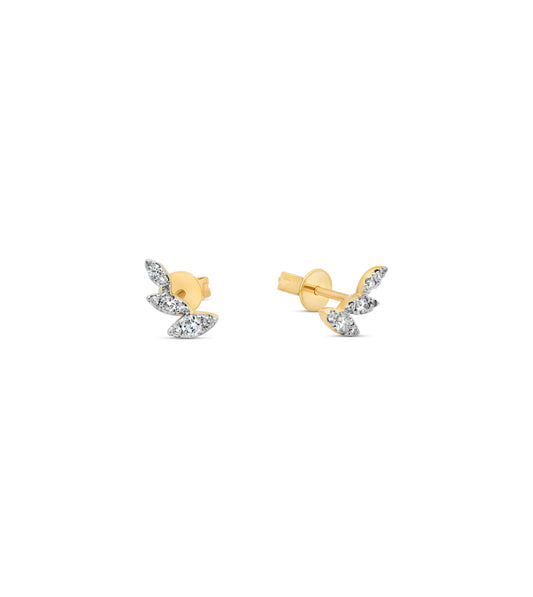 Diamond Mini Climber Stud Earring