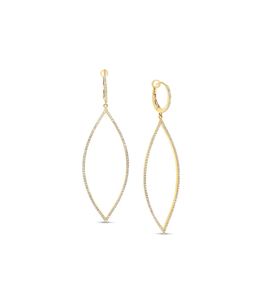 Diamond Jumbo Marquise Earring