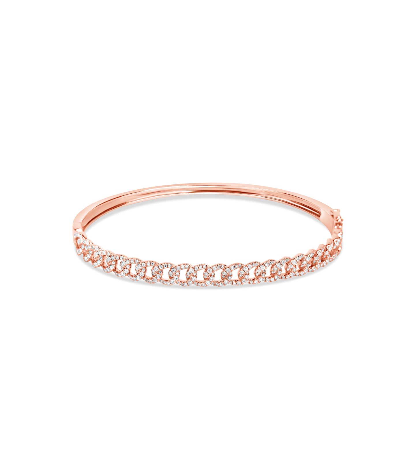 Diamond Cuban Link Bangle