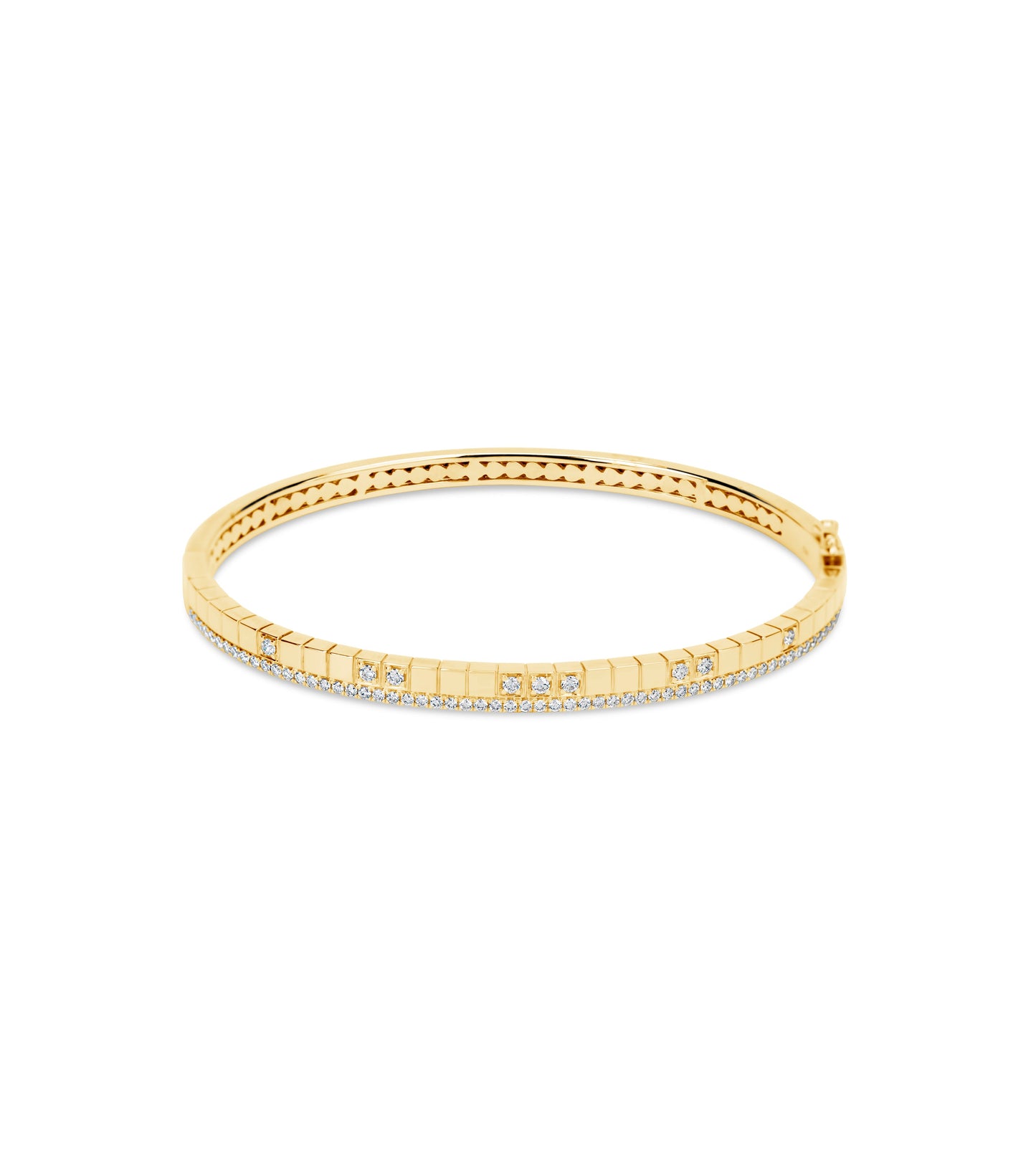 Diamond Grid Bangle