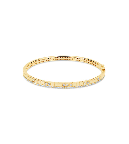 Diamond Grid Bangle