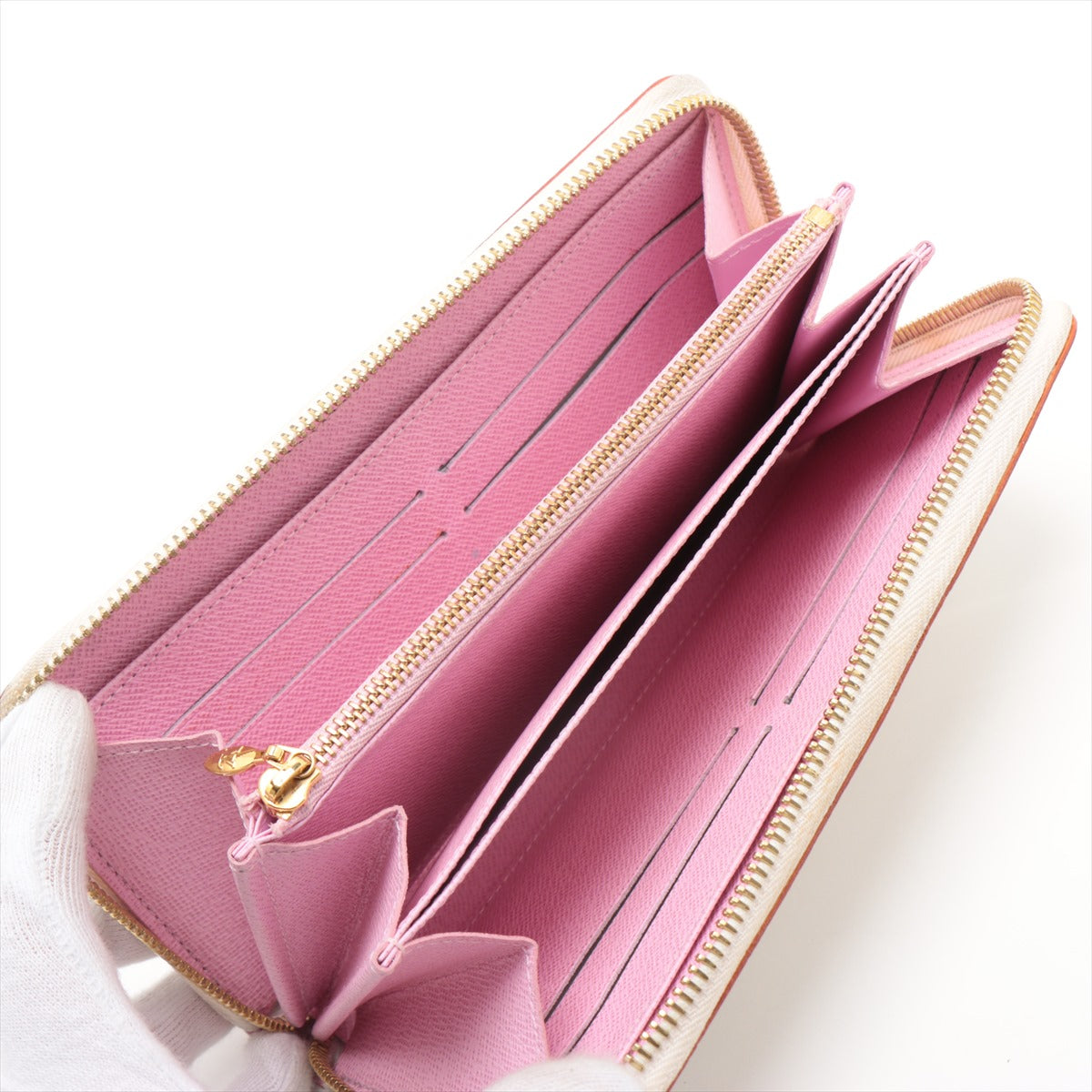 Louis Vuitton Multicolor Zippy Wallet M60241 CA1154 Bron Round-Zip-Wallet
