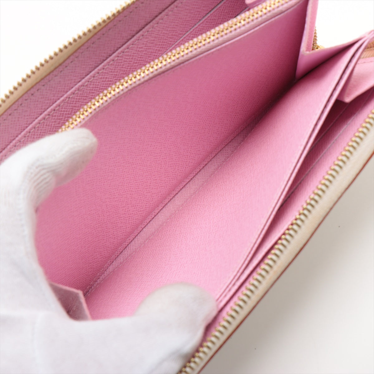 Louis Vuitton Multicolor Zippy Wallet M60241 CA1154 Bron Round-Zip-Wallet
