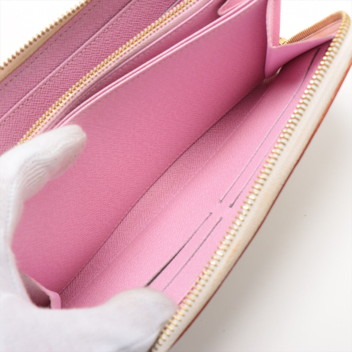 Louis Vuitton Multicolor Zippy Wallet M60241 CA1154 Bron Round-Zip-Wallet