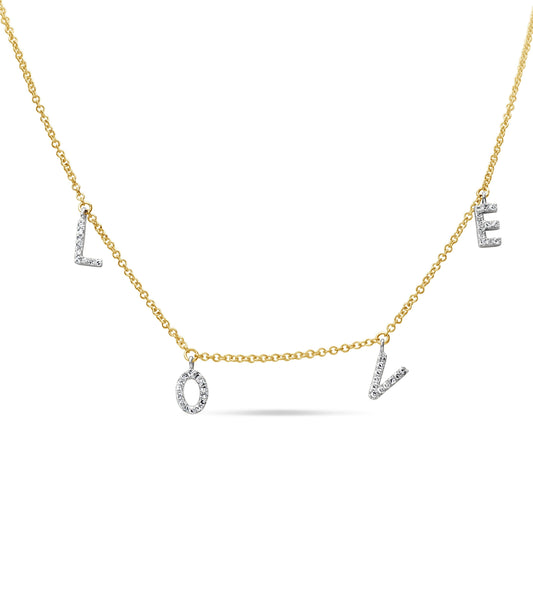 Diamond Love Necklace