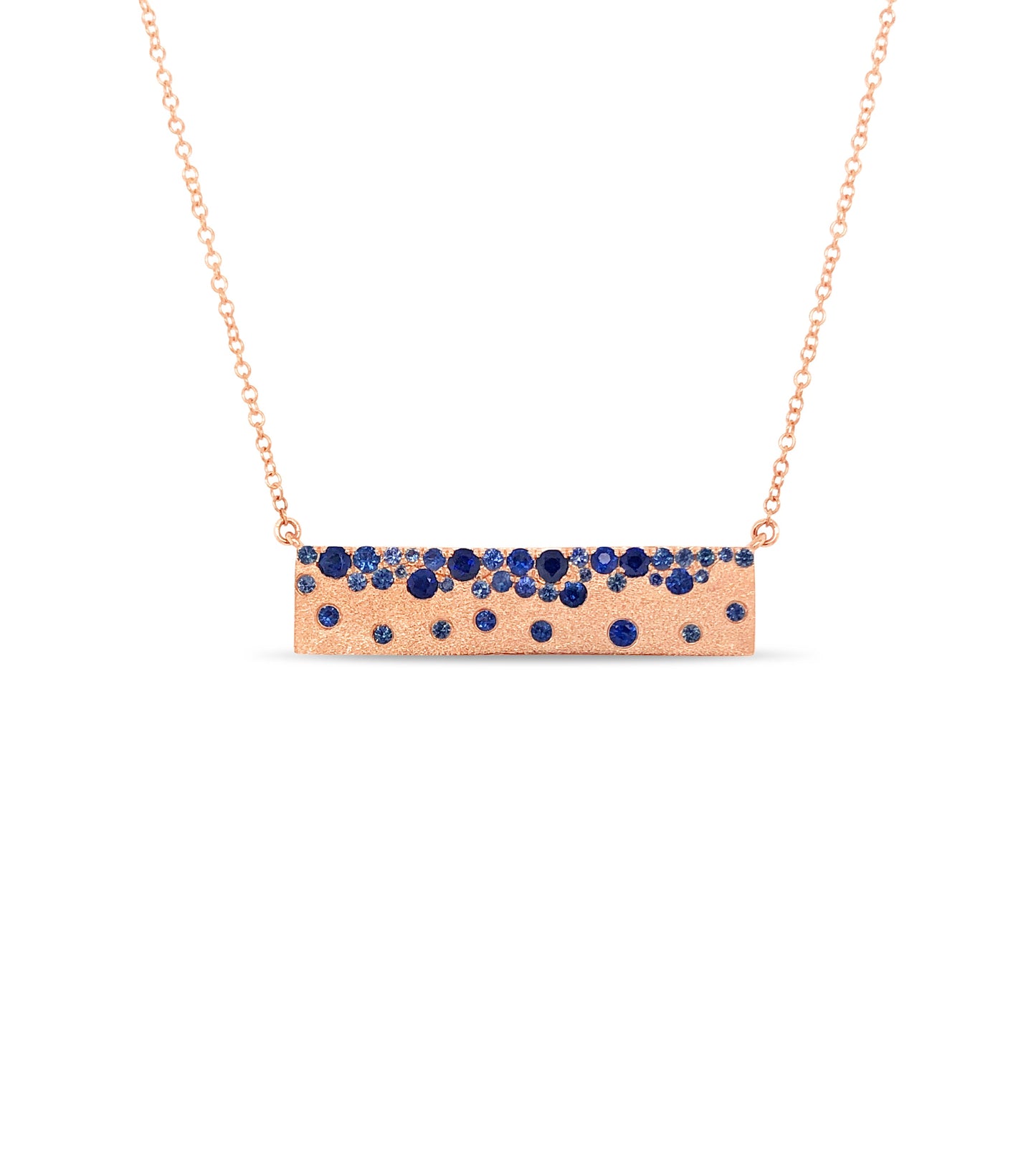 Sapphire Celestial Bar Necklace