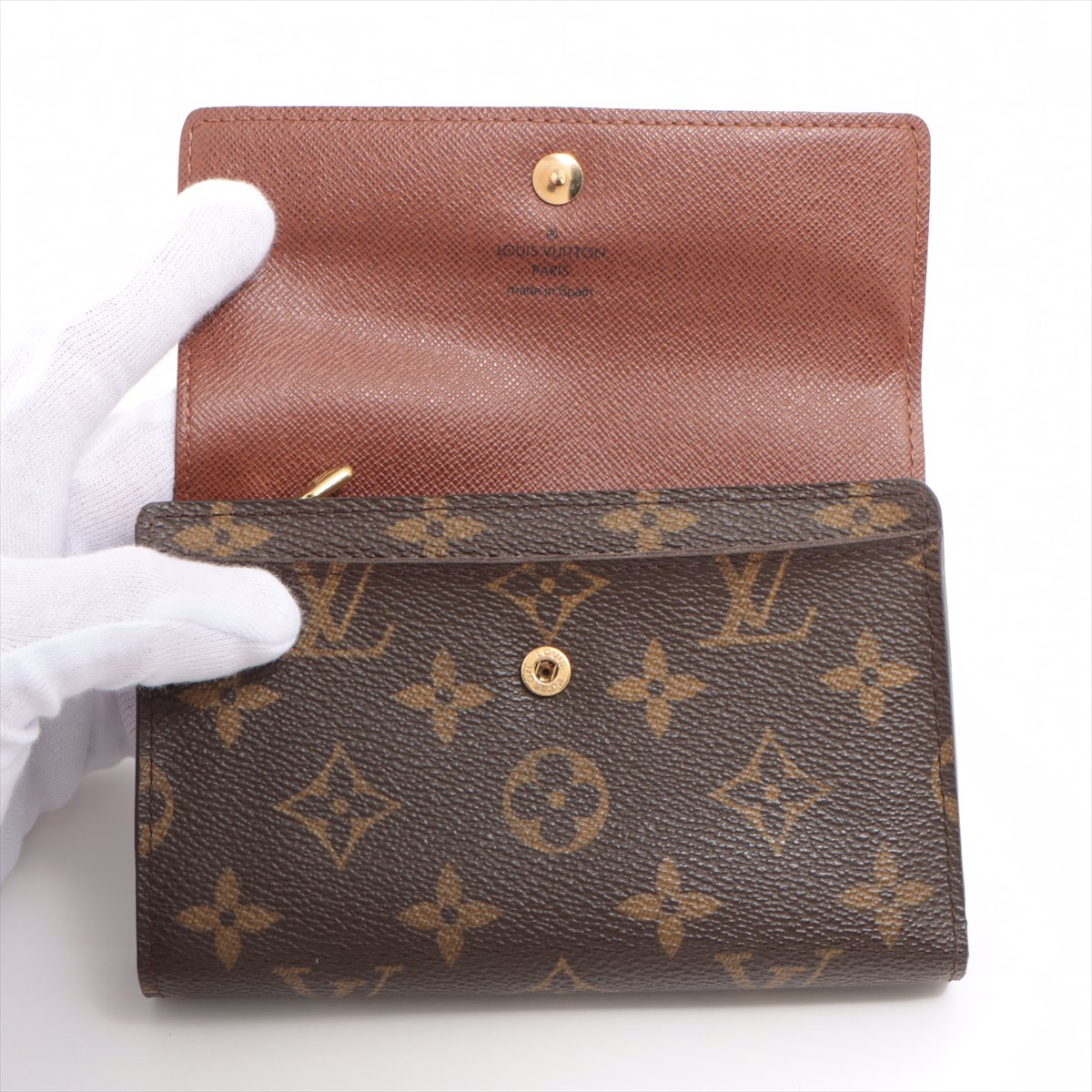 Louis Vuitton Monogram Wallet Alexandra M60047 CA2077 Compact Wallet