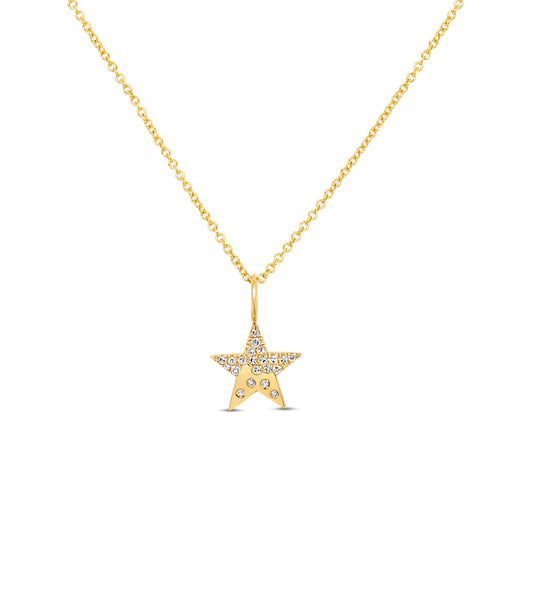 Diamond Celestial Star Necklace