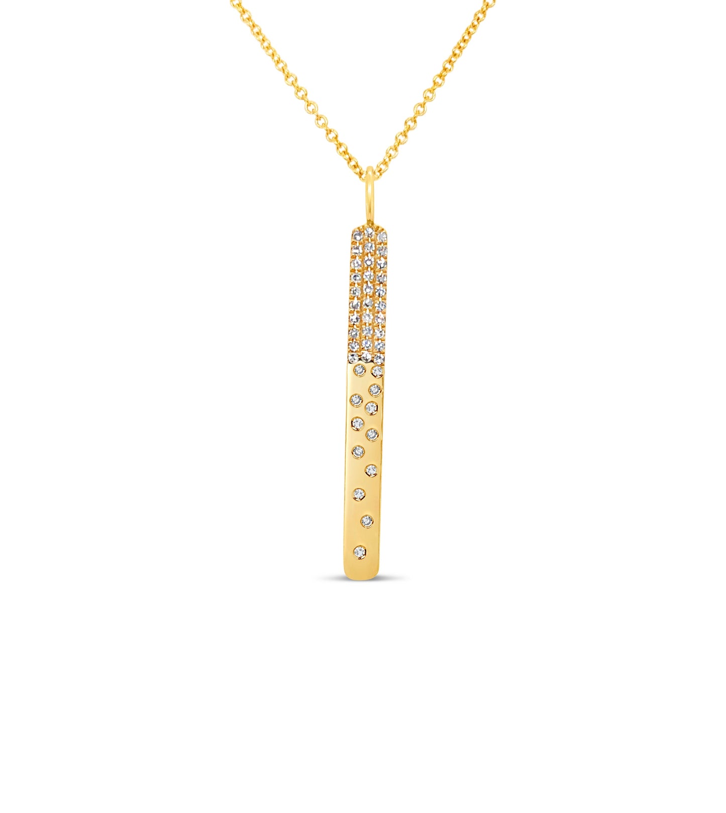 Diamond Celestial Bar Necklace