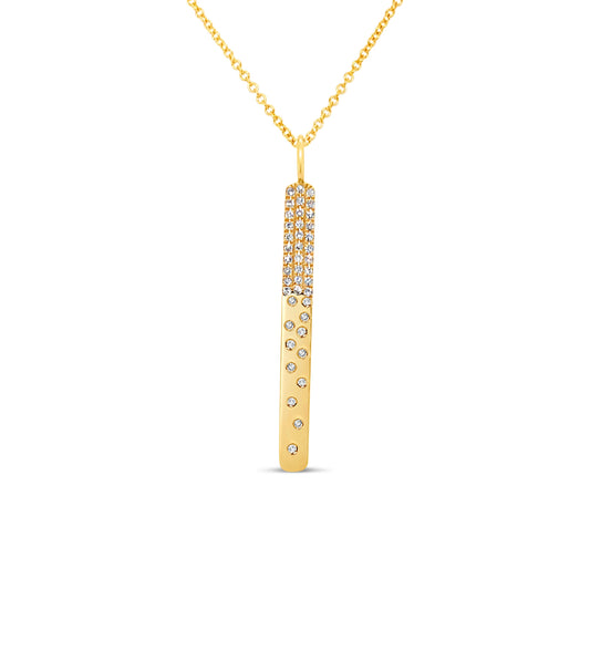 Diamond Celestial Bar Necklace