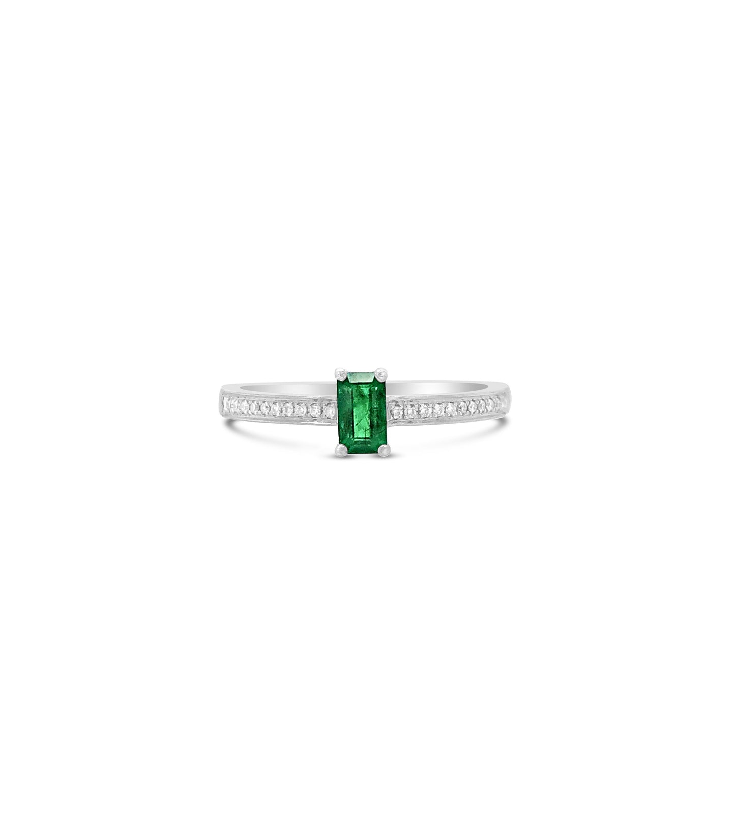Emerald & Diamond Ring