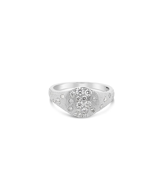 Diamond Celestial Pinky Ring
