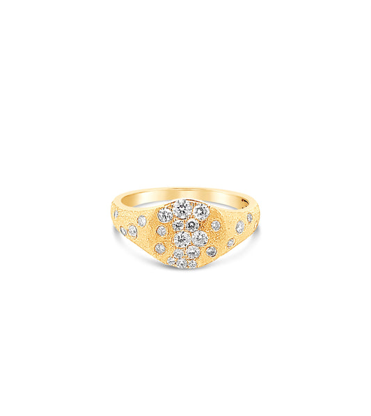 Diamond Celestial Pinky Ring